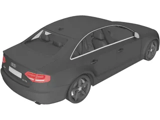 Audi A4 (2011) 3D Model