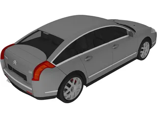 Citroen C6 (2009) 3D Model