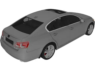 Lexus GS 450h (2010) 3D Model