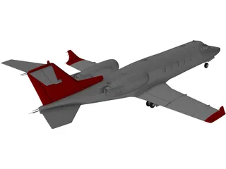 Bombardier Learjet 3D Model