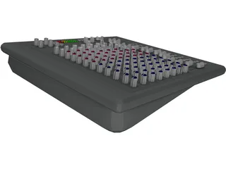 Audio Mixing Console 3D Model