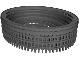 Coliseum Anfiteatro Flavio 3D Model