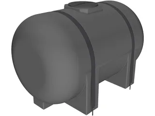 Water Tank 535 Gallon 3D Model