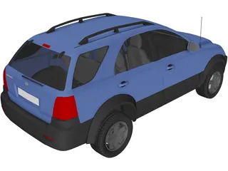 Kia Sorento (2009) 3D Model