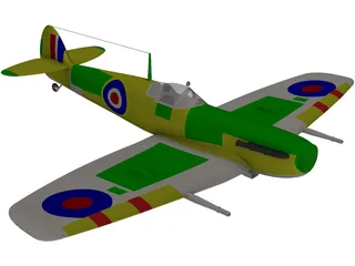 Supermarine Spitfire 3D Model