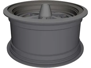 Dodge Charger Road Wheel Class III Rim 3D Model