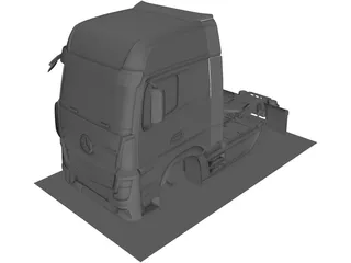 Mercedes-Benz Actros MP4 3D Model