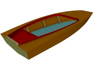 Boat Catamaran 3D Model