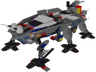 Lego AT-TE 3D Model