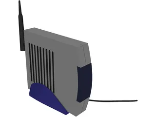 Modem Wireless 3D Model