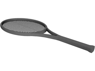 Tennis Racket 3D Model