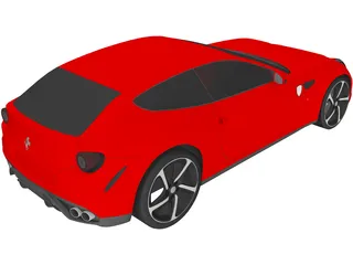 Ferrari FF (2012) 3D Model