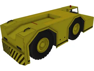 Aircraft Tow Tractor 3D Model