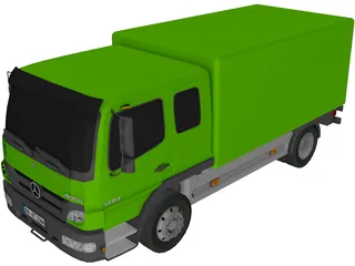 Mercedes-Benz Atego 1323L (2011) 3D Model