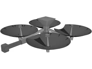 Antenna High Gain 3D Model