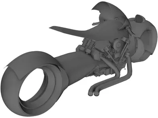 Connecting Rod Bike Concept 3D Model