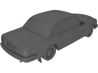 GAZ-3110 Volga (1996-2005) 3D Model