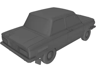 ZAZ-968M 3D Model