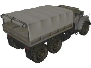 Kraz-255B 3D Model