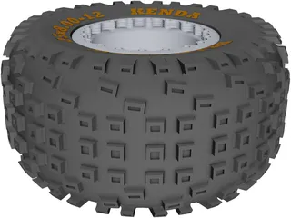 Kenda Bearclaw 25x12.5 Wheel 3D Model