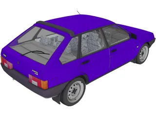 VAZ 2109 3D Model