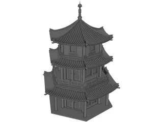 Pagoda 3D Model