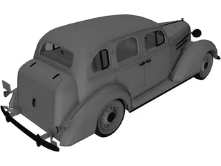 Ford Sedan (1936) 3D Model