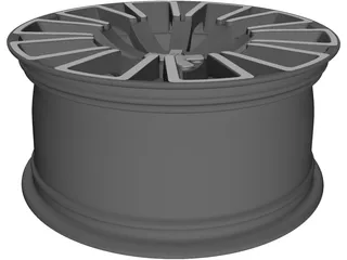 Wheel Audi 3D Model