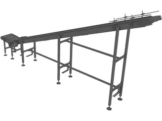 Conveyor Belt 3D Model