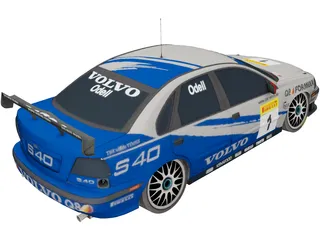 Volvo S40 Rally (2001) 3D Model