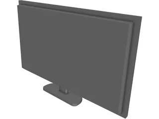 LG 42PQ2000 Plasma Television 3D Model