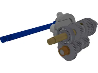 Gear Box 3D Model