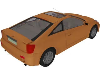 Toyota Celica (2009) 3D Model