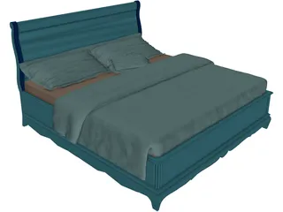 Slay Bed 3D Model