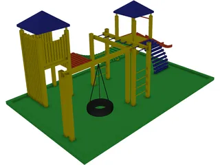 Children Playground 3D Model