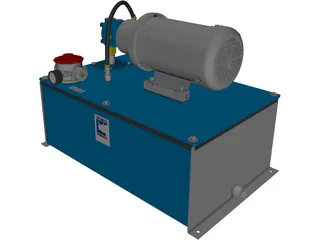 Hydraulic Power Pack 3D Model
