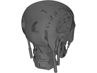 T800 Head 3D Model