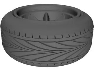 Wheel Compomotive ML 9x15 ET0 3D Model