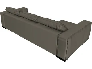 Baxter Budapest Sofa 3D Model