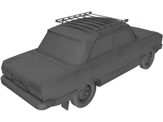 AZLK Moskvich 2140 SL 3D Model