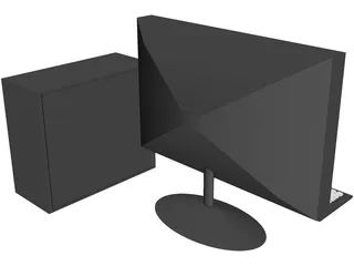 HP Computer 3D Model