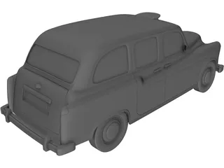 Taxi London 3D Model