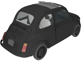 Fiat 500L 3D Model