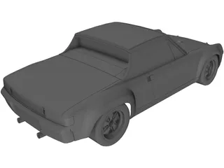 Porsche 914/6 3D Model