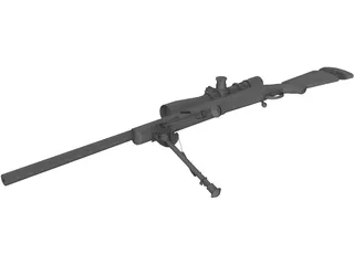 M24 Sniper Rifle 3D Model