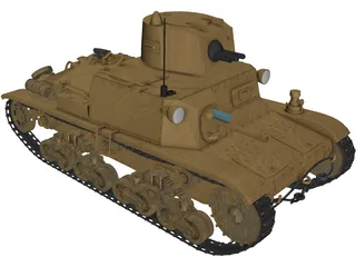 Fiat M11/39 3D Model