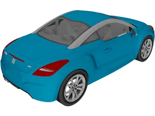 Peugeot RCZ 3D Model