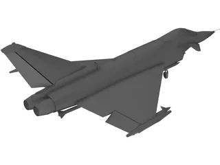 Eurofighter 2000 3D Model