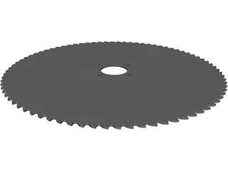 Table Saw Blade 10 inch 3D Model