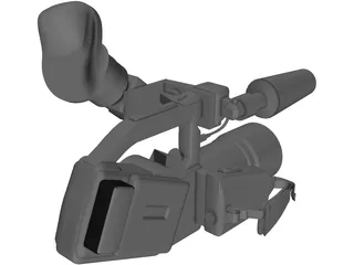 Canon XL1 Camcorder 3D Model